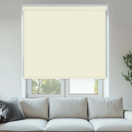 Calder Cream Pelmet Roller Blinds