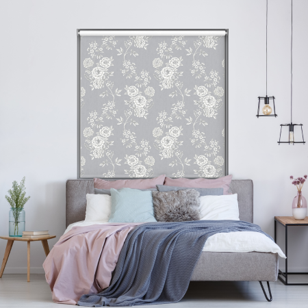 Camelia Grey Blackout Cordless Roller Blind