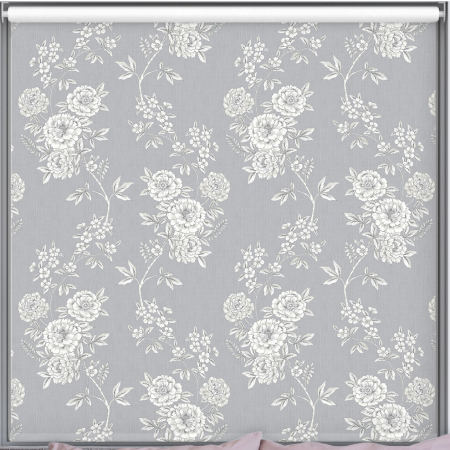 Camelia Grey Blackout Cordless Roller Blind Cropped Image
