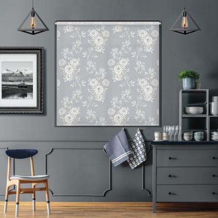 Camelia Grey Cordless Roller Blind