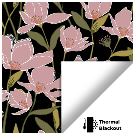 Camelia Pink Roller Blinds Scan