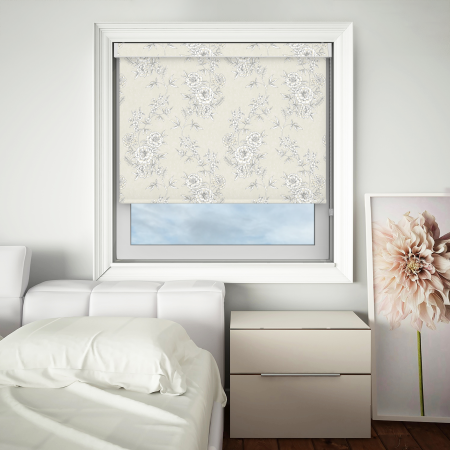 Camelia Stone Blackout No Drill Roller Blind Image 2