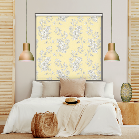 Camelia Yellow Blackout Cordless Roller Blind