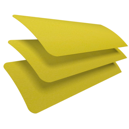 Canary Yellow Venetian Blinds Scan