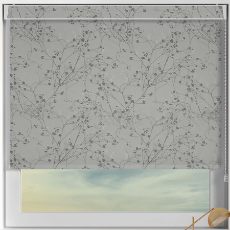 Cape Tulip Silver Pelmet Roller Blinds Frame