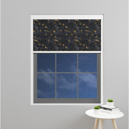 Celestial Stellar Electric BlocOut Cassette Blinds Inside Fit