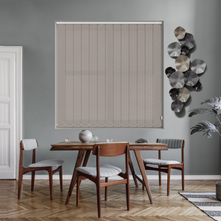 Charlie Steel Grey Vertical Blinds