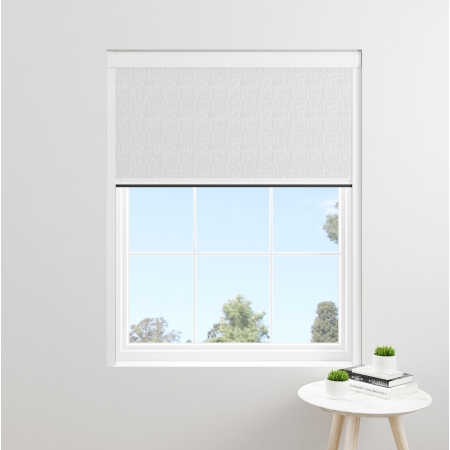 Chevron White Bloc Blinds Cassette Blinds Inside Fit