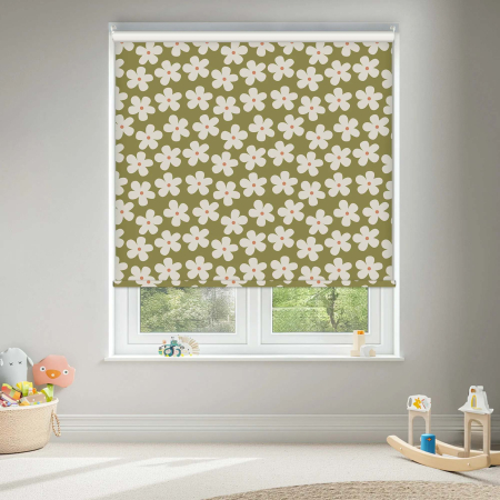 Clover Khaki Cordless Roller Blinds