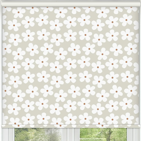 Clover Linen Cordless Roller Blinds Frame
