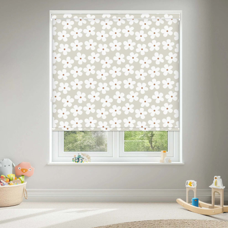 Clover Linen No Drill Roller Blinds