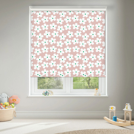 Clover Pink Roller Blinds