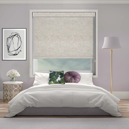 Cody Blush Pelmet Roller Blinds