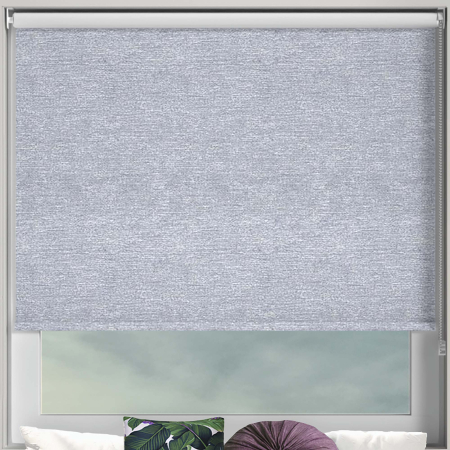 Cody Shimmer Silver Roller Blinds Frame