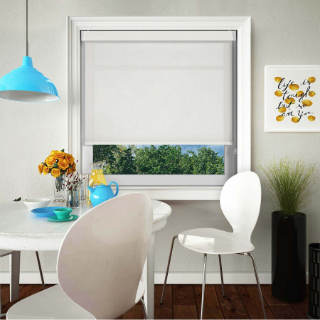 Couture White Pelmet Roller Blinds