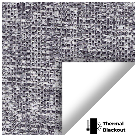 Cove Grey Replacement Vertical Blind Slats Fabric Scan