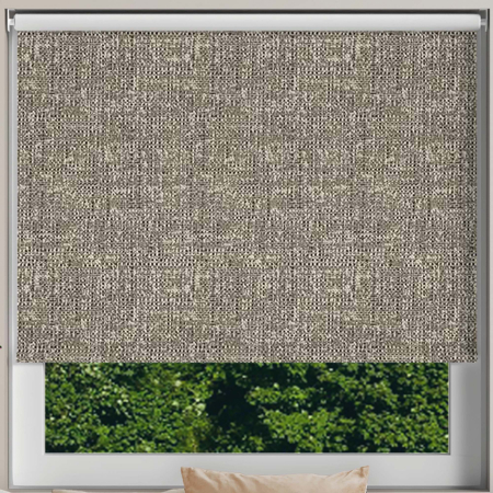 Cove Hessian Cordless Roller Blinds Frame