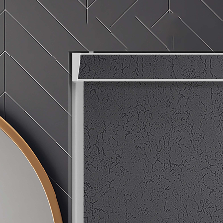 Crackles Black No Drill Blinds Product Detail