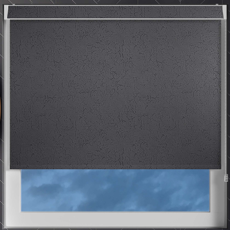 Crackles Black Pelmet Roller Blinds Frame