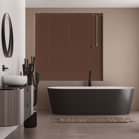 Dark Chocolate Venetian Blinds
