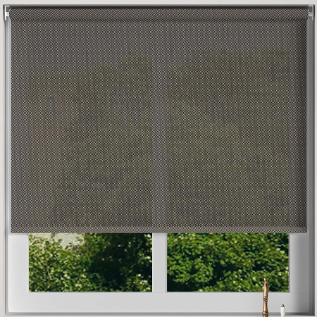 Dark Grey Sun Screen Cordless Roller Blinds Frame