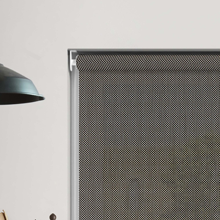 Dark Grey Sun Screen Roller Blinds Product Detail