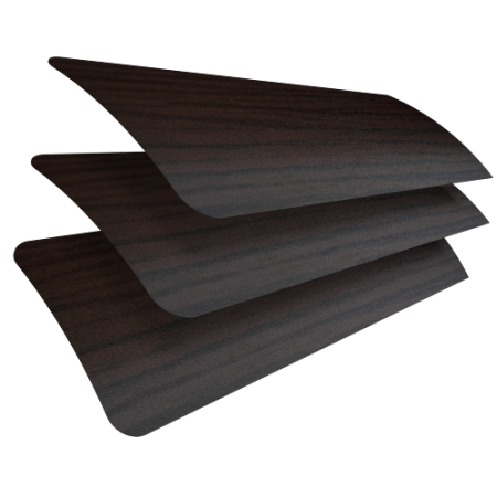 Dark Wood Venetian Blinds Scan