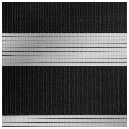 Dora Jet Black Day and Night Blind Fabric Scan