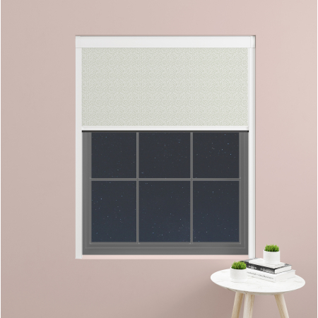 Dotted Patches Duck Egg XL Bloc Blinds Cassette Blinds Inside Fit