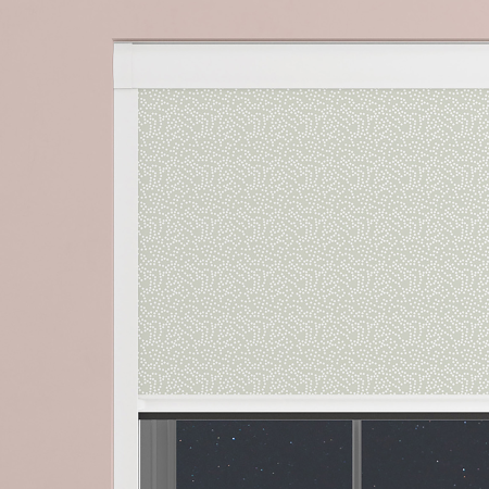 Dotted Patches Duck Egg Electric BlocOut Cassette Blinds Specs