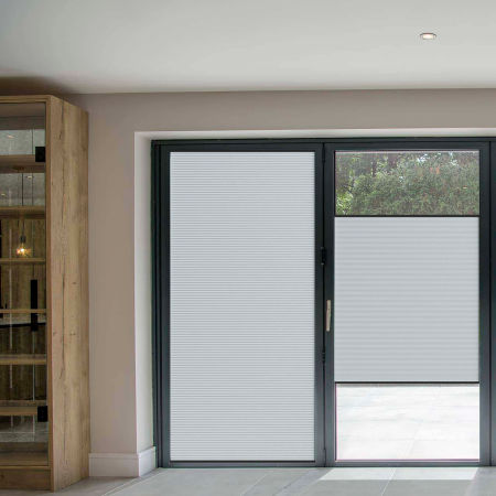 FITtoFRAME Dovestone Blackout Dove Grey FITtoFRAME™ Pleated Honeycomb Blind Image 3