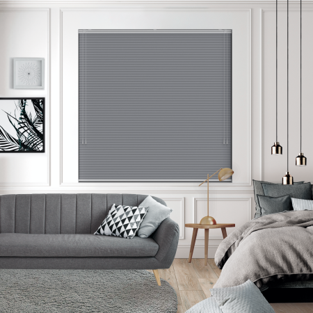 Free Hanging Dovestone Blackout Grey Pleated Honeycomb Blind Bottom Up Top Down Open
