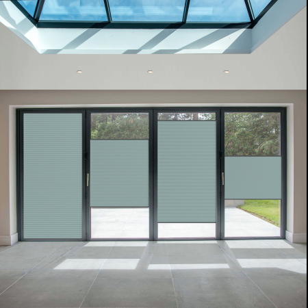 FITtoFRAME Dovestone Blackout Lagoon FITtoFRAME™ Pleated Honeycomb Blind Image 2