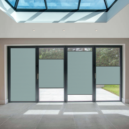 FITtoFRAME Dovestone Blackout Lagoon FITtoFRAME™ Pleated Honeycomb Blind Image 3