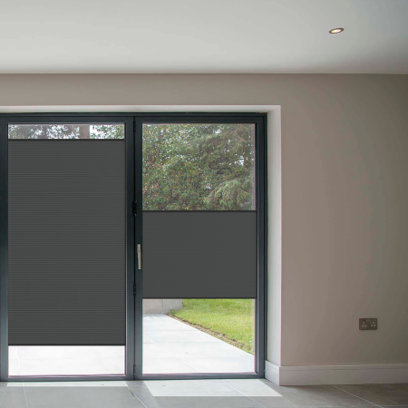 FITtoFRAME Dovestone Blackout Onyx FITtoFRAME™ Pleated Honeycomb Blind Image 3