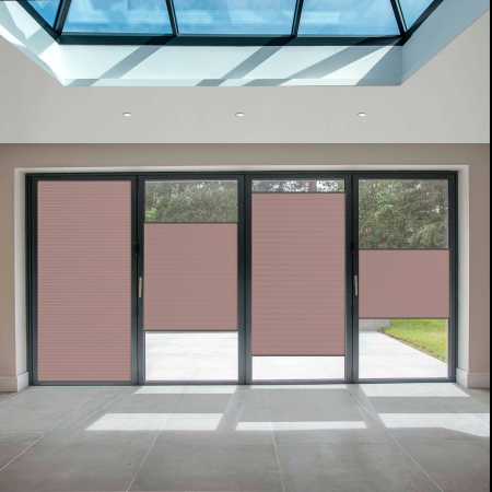 FITtoFRAME Dovestone Blackout Orchid FITtoFRAME™ Pleated Honeycomb Blind Image 2