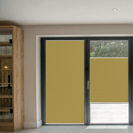 FITtoFRAME Dovestone Saffron FITtoFRAME™ Pleated Honeycomb Blind