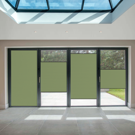 FITtoFRAME Dovestone Blackout Spring FITtoFRAME™ Pleated Honeycomb Blind Image 3