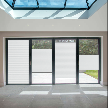 FITtoFRAME Dovestone Blackout White FITtoFRAME™ Pleated Honeycomb Blind Image 2