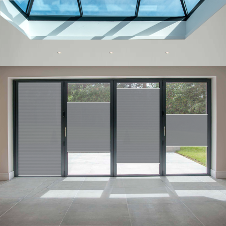 FITtoFRAME Dovestone Blackout Grey FITtoFRAME™ Pleated Honeycomb Blind