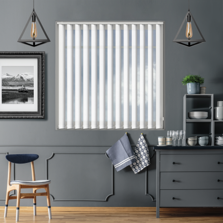 Dune Frost Replacement Vertical Blind Slats Open