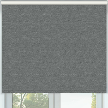 Durham Blackout Grey Marle Cordless Roller Blinds Frame