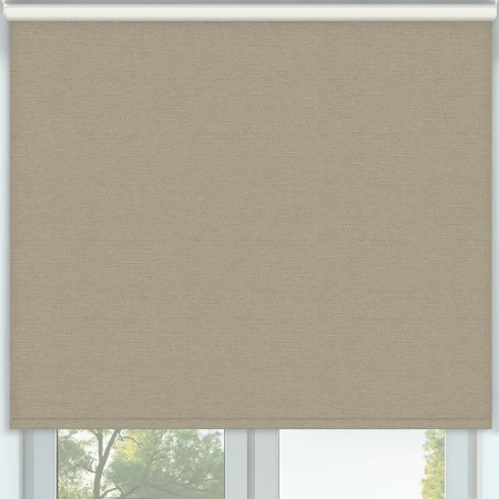 Durham Blackout Taupe Cordless Roller Blinds Frame