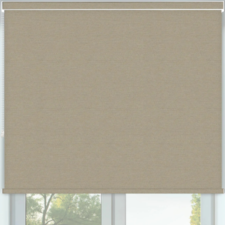 Durham Blackout Taupe Pelmet Roller Blinds Frame