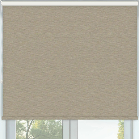Durham Blackout Taupe Roller Blinds Frame