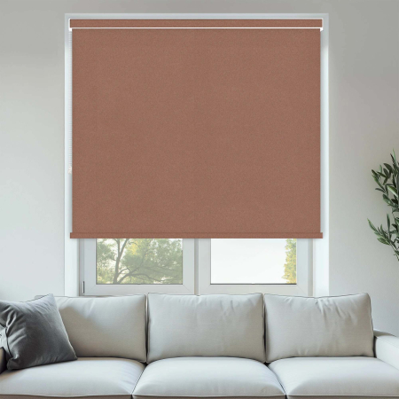 Durham Rust Pelmet Roller Blinds