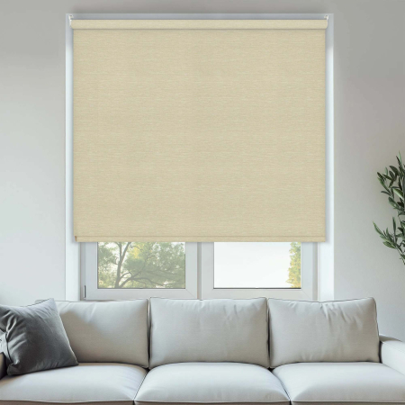 Durham Sandstone Cordless Roller Blinds