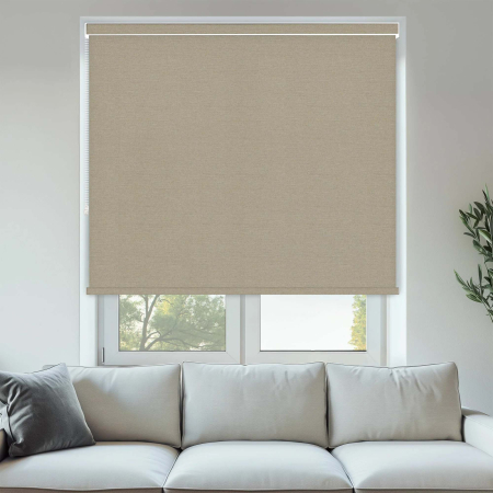 Durham Taupe Pelmet Roller Blinds
