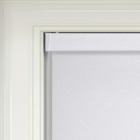 Eden Bright White Pelmet Roller Blinds Product Detail