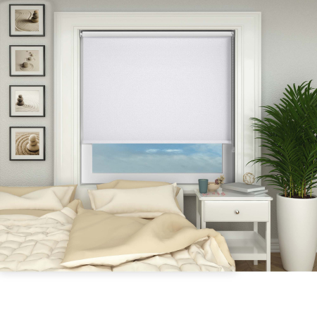 Eden Bright White Roller Blinds